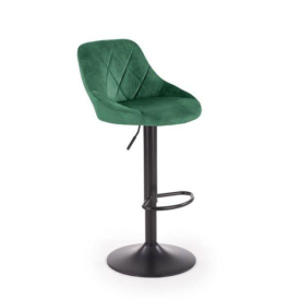 H-101 bárszék sötétzöld - fekete H-101 bárszék sötétzöld - fekete