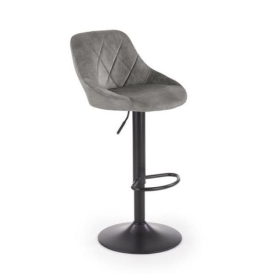 H-101 bárszék szürke - fekete H-101 bárszék szürke - fekete