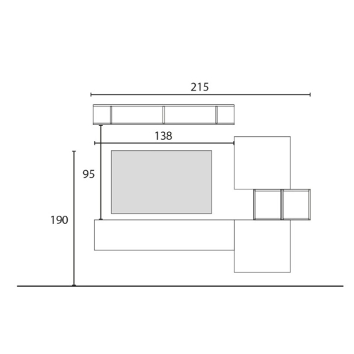 Infinity 2.0 5 db-os szett bézs / Mercure tölgy