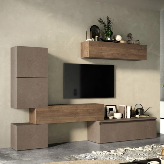 Infinity 2.0 6 elemes szett szürkésbarna / Mercure tölgy