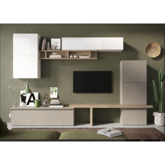 Infinity 2.0 9 elemes szett bézs / fehér / Cadiz tölgy