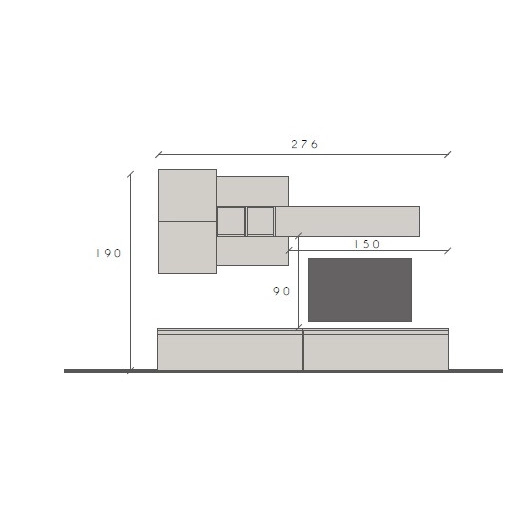 Infinity 2.0 8 db-os szett bézs / Cadiz tölgy