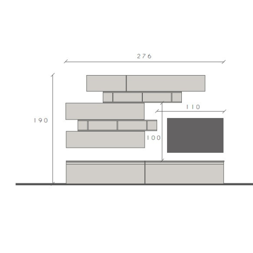 Infinity 2.0 8 db-os szett szürkésbarna / bézs