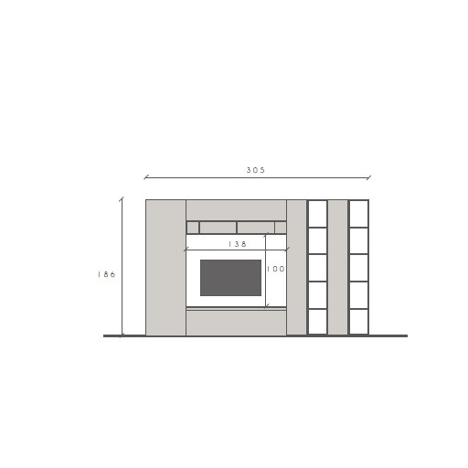 Infinity 2.0 8 elemes szett Cadiz tölgy / bézs
