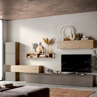   Infinity 2.0 8 elemes szett bézs / Cadiz tölgy / szürkésbarna