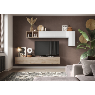 Infinity 2.0 5 elemes szett Cadiz tölgy / fehér