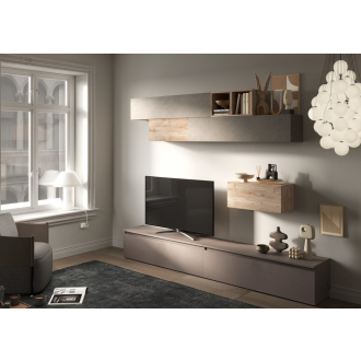   Infinity 2.0 7 elemes szett szürkésbarna / Cadiz tölgy / bézs