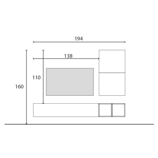 Infinity 2.0 4 db-os szett Mercure tölgy / bézs