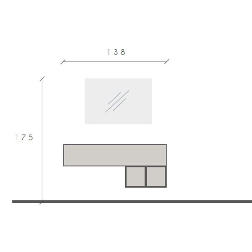 Infinity 2.0 3 db-os szett bézs / Mercure tölgy