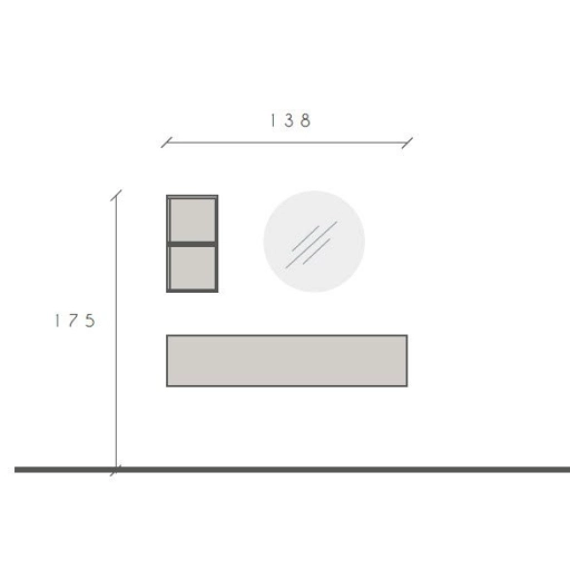 Infinity 2.0 3 db-os szett Mercure tölgy