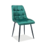 Chic étkezőszék bársony zöld