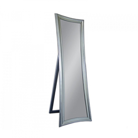 Daphné ezüst fakeretes állótükör 54x170 cm
