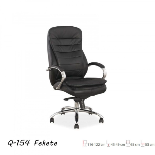 Q-154 Forgószék Fekete