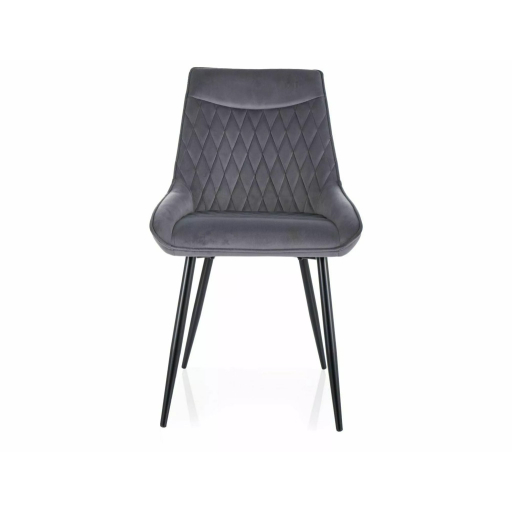 Agat Velvet étkezőszék szürke