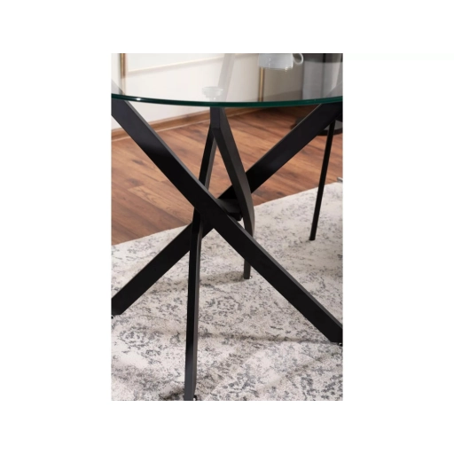 Agis Asztal Kerek 90cm fekete