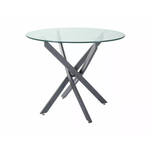 Agis Asztal Kerek 90cm fekete