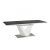 Alaras II bővíthető asztal fekete-fehér 120-180cm