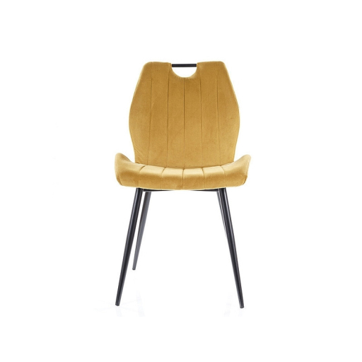 Arco étkezőszék bársony curry
