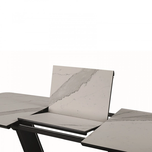 Armani bővíthető kerámia asztal fekete 160-220cm