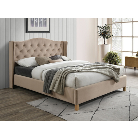 Aspen Ágykeret Bársony Bézs 160 cm Aspen Ágykeret Bársony Bézs 160 cm
