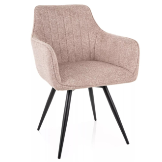 Ballo Leo szövet étkezőszék bézs forgatható üléssel