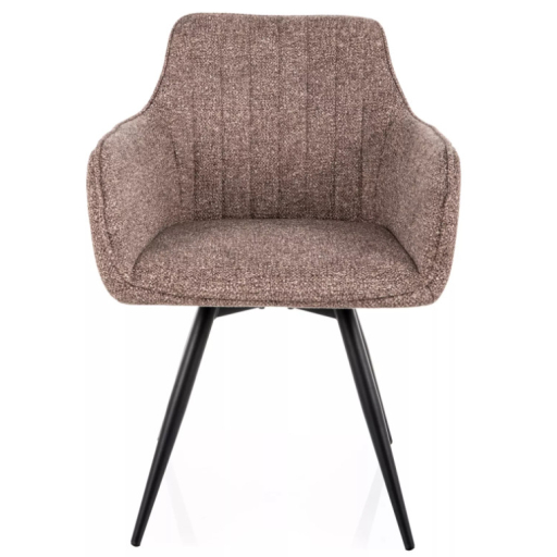Ballo Leo szövet étkezőszék sötétbézs forgatható üléssel