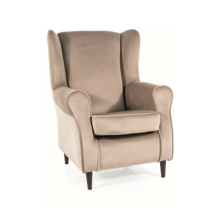 Baron Velvet fotel sötét bézs