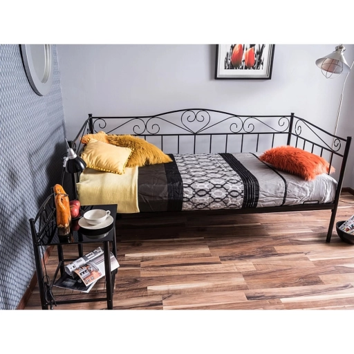 Birma 90 ágykeret Fekete színben