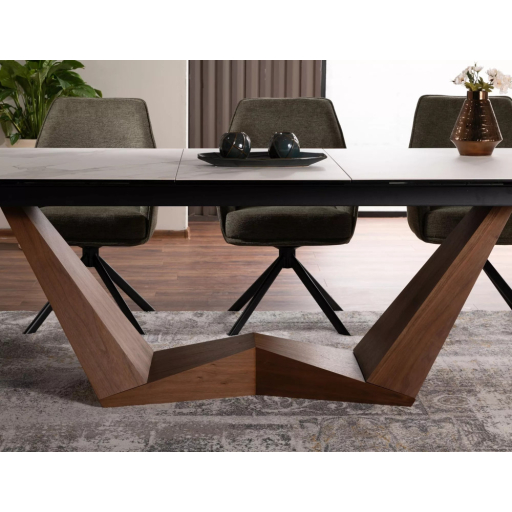 Bonucci bővíthető étkezőasztal fehér 200-250cm