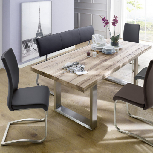 CASTELLO Vad Tömör Tölgyfa Étkezőasztal 260x100cm