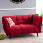 Castello 2 Velvet kétszemélyes kanapé bordó