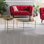 Castello 2 Velvet kétszemélyes kanapé bordó