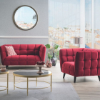 Castello 2 Velvet kétszemélyes kanapé bordó