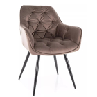 Cherry Velvet étkezőszék cappuccino