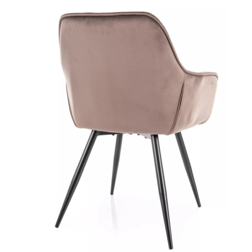 Cherry Velvet étkezőszék cappuccino