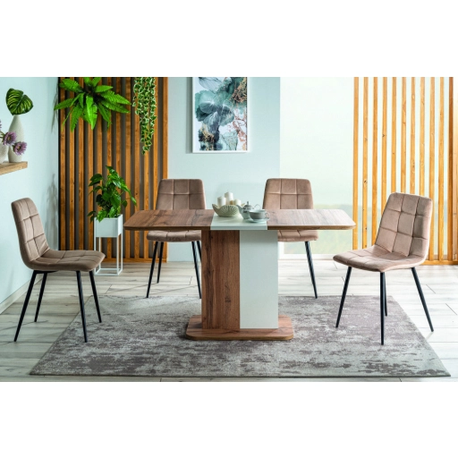 Chic étkezőszék bársony bézs