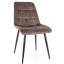 Chic étkezőszék bársony cappuccino