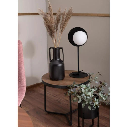 Demeter II dohányzóasztal szett 80cm Dió - Fekete