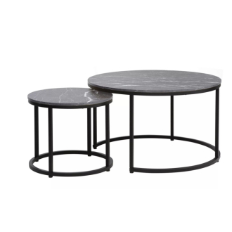 Dion dohányzóasztal szett fekete