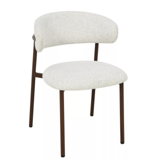 Elton II étkezőszék világosbézs/dió