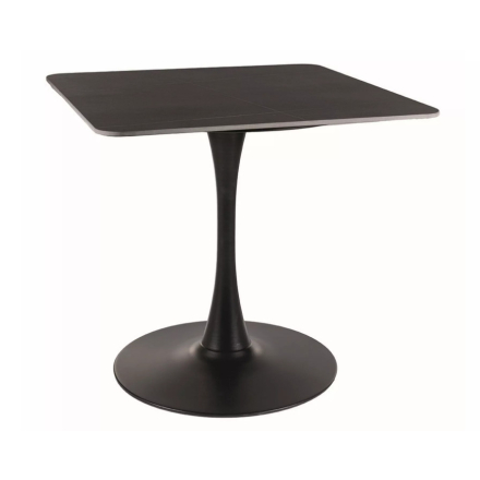 Espero II asztal négyzet 80cm fekete