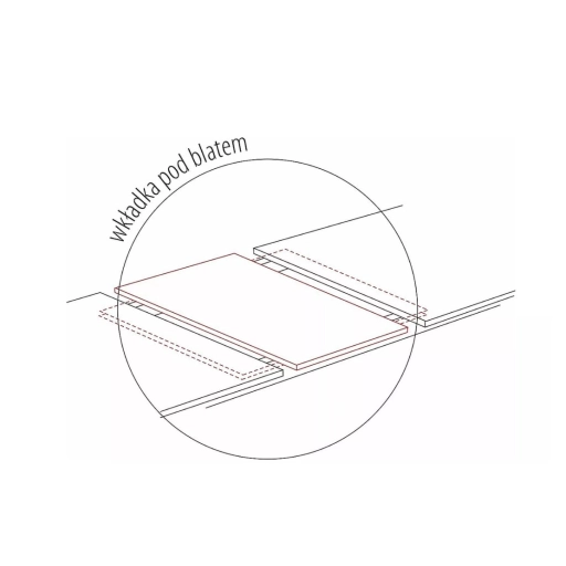 Exel kihúzható asztal tölgy/ezüst 140-180cm