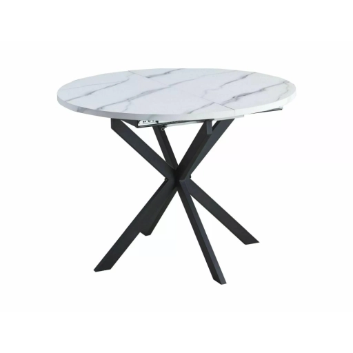 Gaston bővíthető étkezőasztal fehér 100-135cm