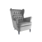 Harry Velvet fotel szürke