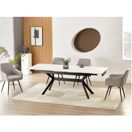 Imperia bővíthető étkezőasztal fehér 180-240 cm