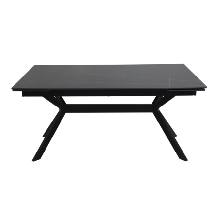 Imperia bővíthető étkezőasztal fekete 160-220 cm