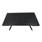 Imperia bővíthető étkezőasztal fekete 160-220 cm