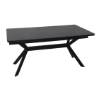 Imperia bővíthető étkezőasztal fekete 160-220 cm