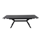 Imperia bővíthető étkezőasztal fekete 160-220 cm