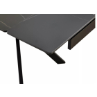 Imperia bővíthető étkezőasztal fekete 160-220 cm